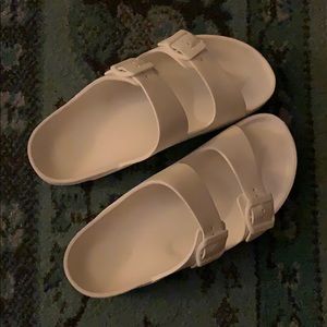 Rubber slide sandals